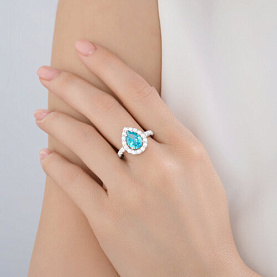 Кольцо SOKOLOV - Серебро 925, Фианит (арт. 94014730)