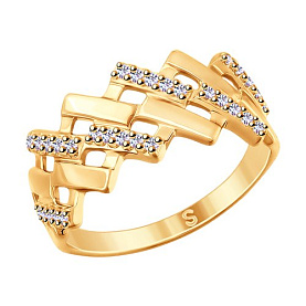 Кольцо SOKOLOV - Серебро 925, Фианит (арт. 93010767)