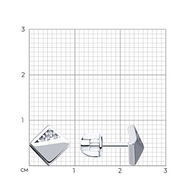 Серьги Diamant - Серебро 925, Фианит (арт. 94-122-01427-1)