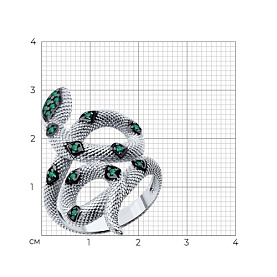 Кольцо SOKOLOV - Серебро 925, Фианит (арт. 94013857)