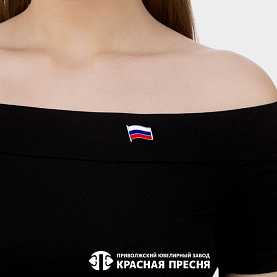 Значок Красная пресня - Серебро 925, Эмаль (арт. 930958Пл)