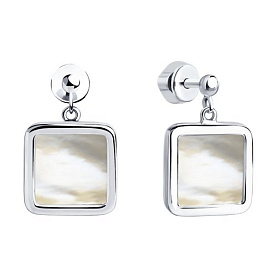 Серьги SOKOLOV - Серебро 925, Перламутр (арт. 94023511)