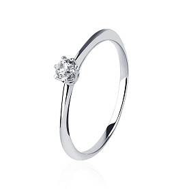 Кольцо Platinum Lab. - Платина 950, Бриллиант (арт. ПК-055-02)