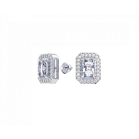 Серьги POKROVSKY - Серебро 925, Фианит (арт. 6002226-00775)