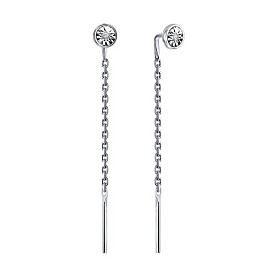 Серьги SOKOLOV - Серебро 925, Бриллиант (арт. 87020133)