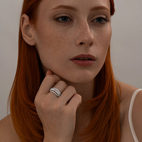 Кольцо SOKOLOV - Серебро 925, Фианит (арт. 94013846)