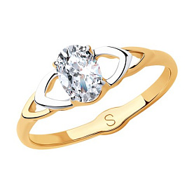 Кольцо SOKOLOV - Серебро 925, Фианит (арт. 93010825)