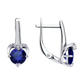 Серьги Diamant - Серебро 925, Фианит (арт. 94-120-00730-1)