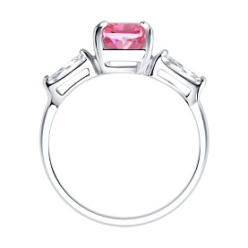 Кольцо SOKOLOV - Серебро 925, Фианит (арт. 94014867)