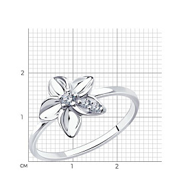 Кольцо Diamant - Серебро 925, Фианит (арт. 94-110-01636-1)