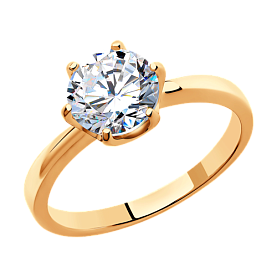 Кольцо SOKOLOV - Серебро 925, Фианит (арт. 93010536)