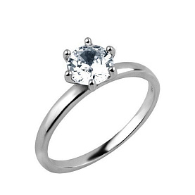 Кольцо Фиделис - Серебро 925, Фианит (арт. SET17909R)