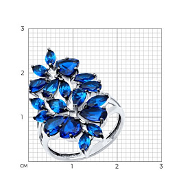 Кольцо SOKOLOV - Серебро 925, Фианит (арт. 94014059)