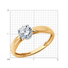 Кольцо Diamant - Серебро 925, Фианит (арт. 93-110-02133-1)