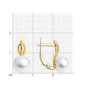 Серьги SOKOLOV - Золото 375, Жемчуг культивированный (арт. 37792327)