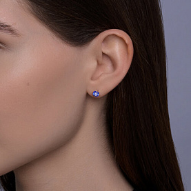 Серьги SOKOLOV - Золото 585, Топаз (арт. 728844)