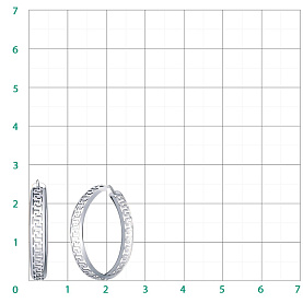 Серьги Атолл - Серебро 925 (арт. 20550-925)
