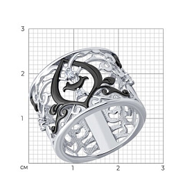 Кольцо Diamant - Серебро 925, Фианит (арт. 94-110-02352-1)