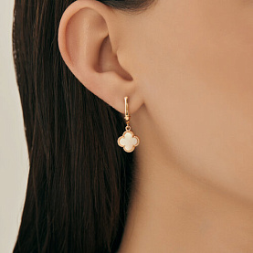 Серьги SOKOLOV - Золото 585, Перламутр (арт. 729112)