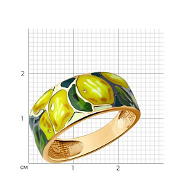 Кольцо SOKOLOV - Серебро 925, Эмаль (арт. 93011095)