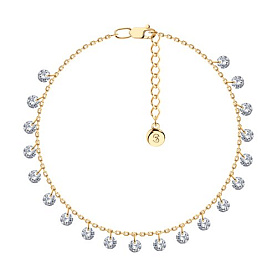 Браслет SOKOLOV - Серебро 925, Фианит (арт. 93050146)