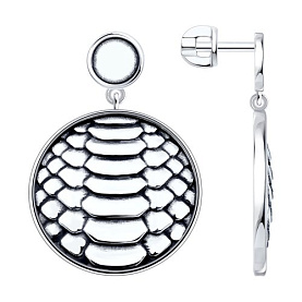 Серьги Diamant - Серебро 925 (арт. 95-122-02654-1)