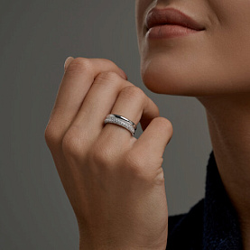 Кольцо SOKOLOV - Серебро 925, Фианит (арт. 94014846)