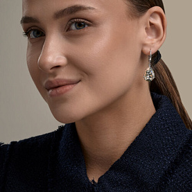 Серьги SOKOLOV - Серебро 925, Кристалл (арт. 94027565)