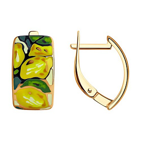 Серьги SOKOLOV - Серебро 925, Эмаль (арт. 93022383)