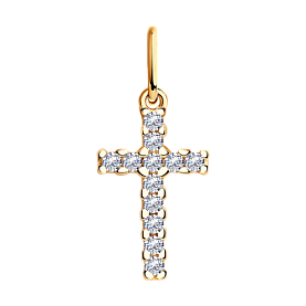 Подвеска SOKOLOV - Серебро 925, Фианит (арт. 93030423)