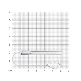 Зажим Diamant - Серебро 925 (арт. 94090014)