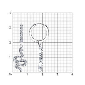 Серьги SOKOLOV - Серебро 925, Фианит (арт. 94025955)