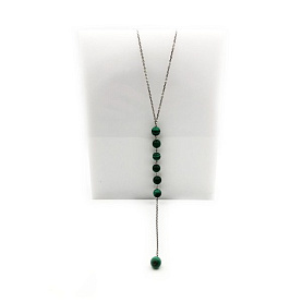 Колье Мириада - Серебро 925, Малахит (арт. 907041520)