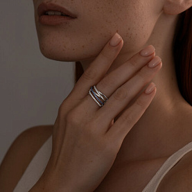 Кольцо SOKOLOV - Серебро 925, Фианит (арт. 94013673)