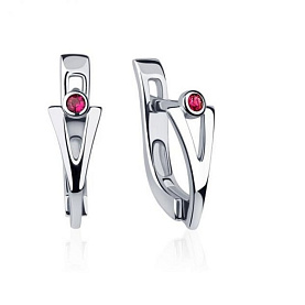 Серьги Platinum Lab. - Платина 950 (арт. ПС-232Р-01)