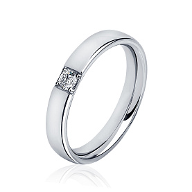 Кольцо Platinum Lab. - Платина 950, Бриллиант (арт. ПК-117-01)
