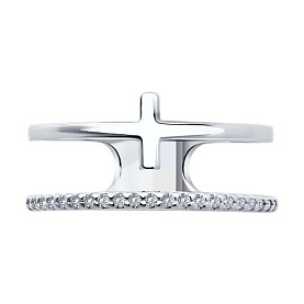 Кольцо SOKOLOV - Серебро 925, Фианит (арт. 94014156)