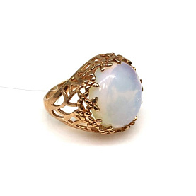 Кольцо Klondike - Серебро 925, Лунный камень (арт. 01-01428-07-203-01-08)