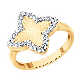 Кольцо SOKOLOV - Серебро 925, Фианит (арт. 93011206)