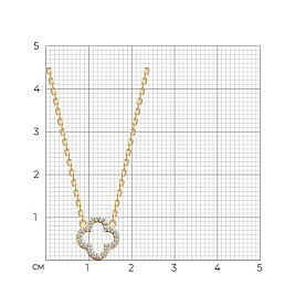 Колье SOKOLOV - Серебро 925, Фианит (арт. 93070129)