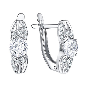 Серьги Talant - Серебро 925, Фианит (арт. 10-72-0001-10190)