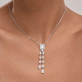 Колье SOKOLOV - Серебро 925, Фианит (арт. 94071533)