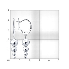 Серьги Diamant - Серебро 925 (арт. 94-121-00393-1)