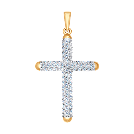 Подвеска SOKOLOV - Золото 375, Фианит (арт. 034931-4)