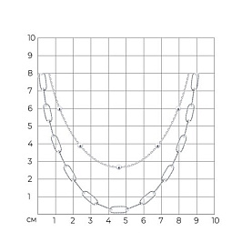 Колье SOKOLOV - Серебро 925 (арт. 94070911-91)