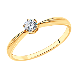 Кольцо Diamant - Серебро 925, Фианит (арт. 93-110-01376-1)