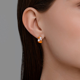 Серьги SOKOLOV - Серебро 925, Эмаль (арт. 93022444)