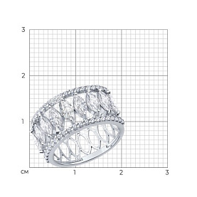Кольцо Diamant - Серебро 925, Фианит (арт. 94-110-00200-1)