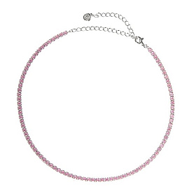 Колье Фиделис - Серебро 925, Фианит (арт. C1-AW-10336-p)