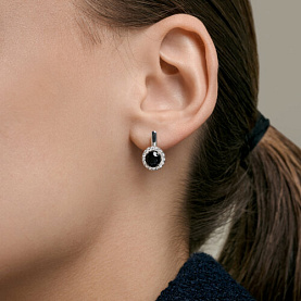 Серьги Diamant - Серебро 925, Фианит (арт. 94-120-00194-1)